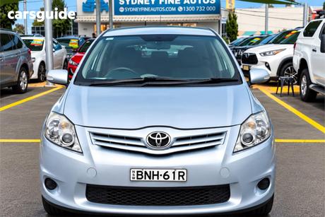 Blue 2010 Toyota Corolla Hatchback Ascent