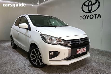 White 2021 Mitsubishi Mirage Hatchback Ls