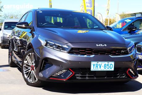 Grey 2022 Kia Cerato Sedan Gt