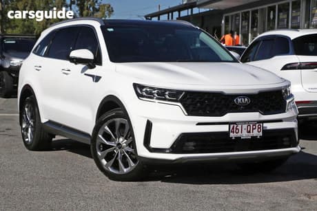 White 2021 Kia Sorento Wagon Gt-Line 7 Seat