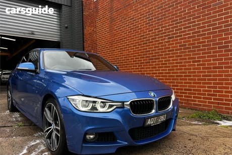 Blue 2017 BMW 330I Sedan Sport Line