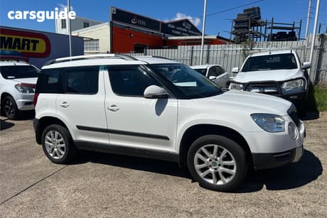 White 2012 Skoda Yeti Wagon 103 Tdi (4X4)