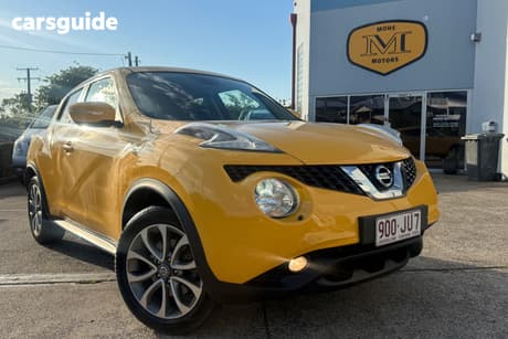 Yellow 2015 Nissan Juke Wagon Ti-S (Awd)