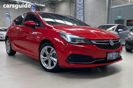 Red 2018 Holden Astra Hatchback Rs