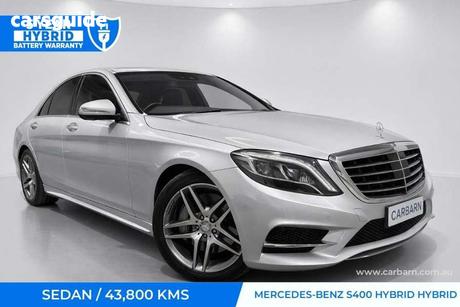 Silver 2014 Mercedes-Benz S-Class Sedan S400 HYBRID
