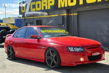 Red 2004 Holden Commodore Sedan Ss