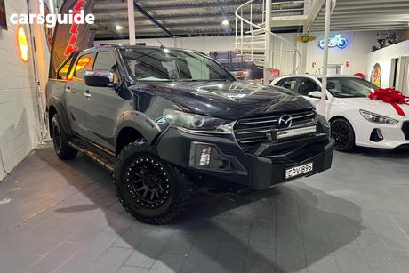 Blue 2021 Mazda BT-50 Dual Cab Pick-up Gt (4X4)