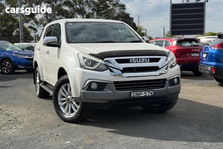 White 2017 Isuzu MU-X Wagon Ls-U (4X4)