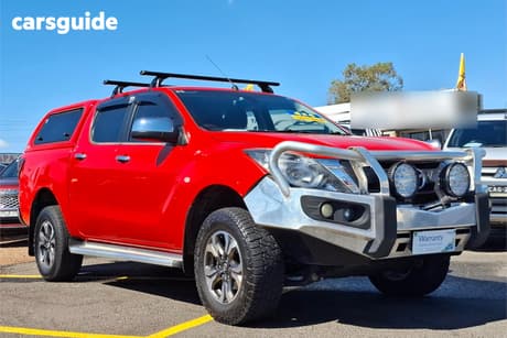 Red 2016 Mazda BT-50 Dual Cab Utility Xtr (4X4)
