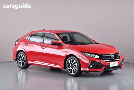 Red 2018 Honda Civic Hatchback Vti-S