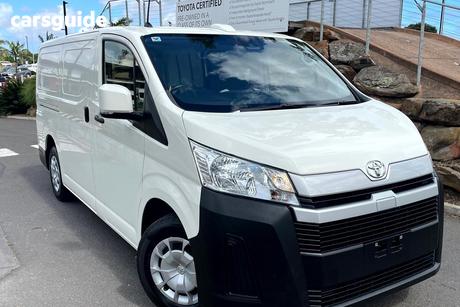 White 2023 Toyota HiAce Van Lwb (4 Door Option)