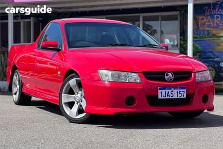 Red 2004 Holden UTE Ute Tray S R