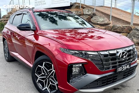 Red 2023 Hyundai Tucson Wagon Highlander N Line (Awd)