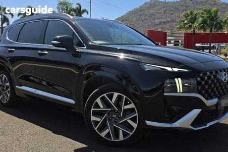 Grey 2021 Hyundai Santa FE Wagon Highlander Crdi (Awd)