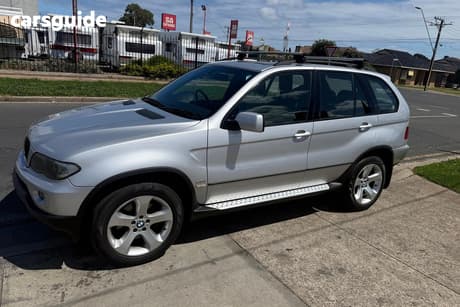 Silver 2006 BMW X5 Wagon 3.0I