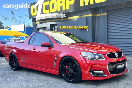 Red 2016 Holden UTE Utility Ss-V Redline