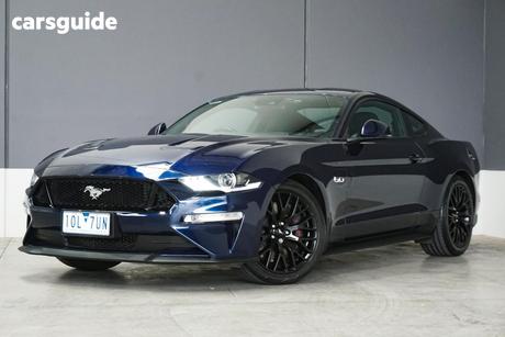 Blue 2018 Ford Mustang Coupe Fastback Gt 5.0 V8