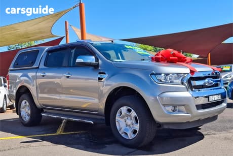 Silver 2015 Ford Ranger Crew Cab Pickup Xlt 3.2 Hi-Rider (4X2)