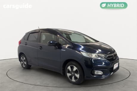 Blue 2017 Honda Fit Hatch HYBRID L HONDA SENSING