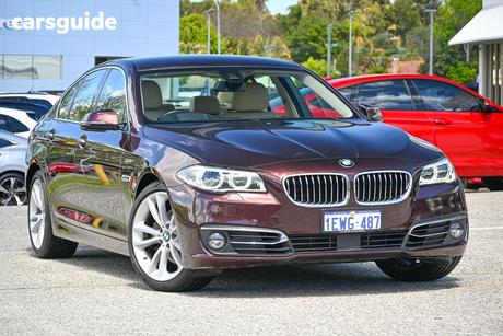 Red 2015 BMW 528I Sedan Luxury Line