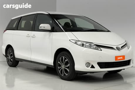 White 2018 Toyota Tarago Wagon Gli