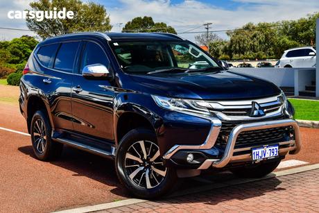 Blue 2018 Mitsubishi Pajero Sport Wagon Gls (4X4) 5 Seat