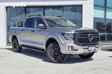 Silver 2026 GWM Cannon Alpha Dual Cab Utility Vanta