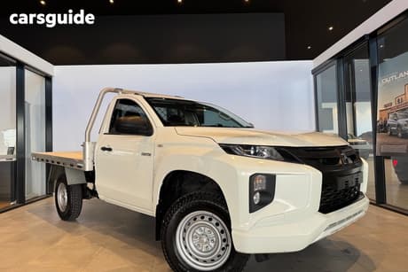 White 2021 Mitsubishi Triton Cab Chassis Glx (4X2)