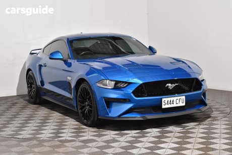 Blue 2020 Ford Mustang Fastback Gt 5.0 V8