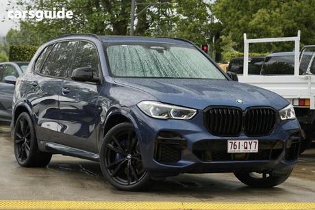 Blue 2022 BMW X5 Wagon M50I