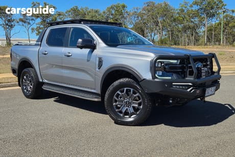 Silver 2023 Ford Ranger Double Cab Pick Up Wildtrak 3.0 (4X4)