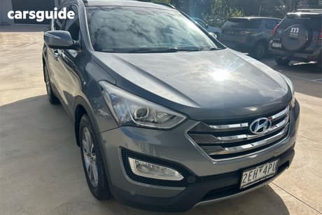 Silver 2012 Hyundai Santa FE Wagon Elite Crdi (4X4)