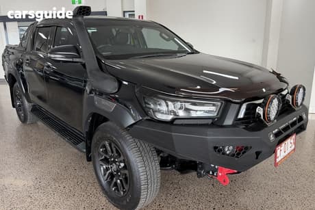 Black 2021 Toyota Hilux Double Cab Pick Up Rogue (4X4)
