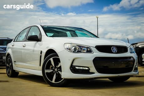 White 2016 Holden Commodore Sedan Sv6 Black Pack