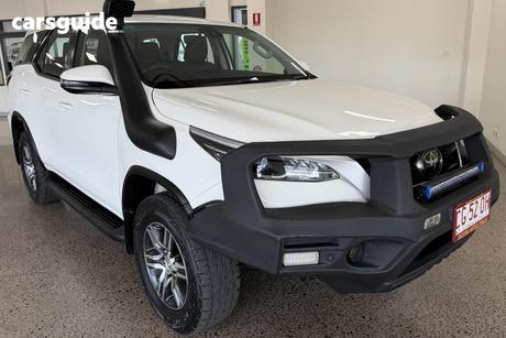 White 2021 Toyota Fortuner Wagon Gx Nav