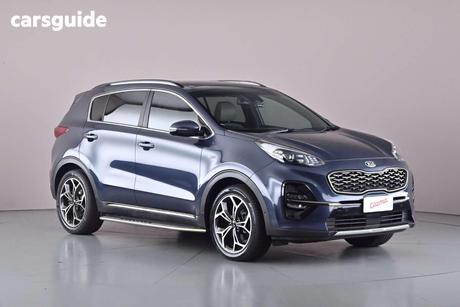 Blue 2021 Kia Sportage Wagon Gt-Line (Awd)