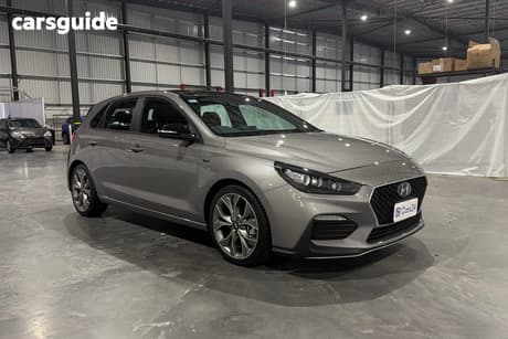Grey 2022 Hyundai I30 Hatchback N Line Premium