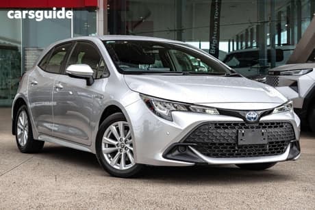 Silver 2024 Toyota Corolla Hatchback Ascent Sport