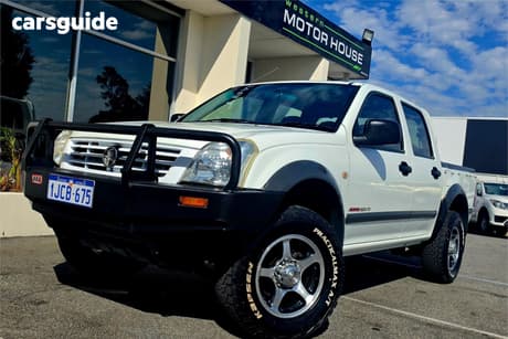 White 2004 Holden Rodeo Crew Cab Pickup Lx (4X4)