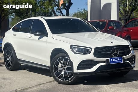 White 2020 Mercedes-Benz GLC300 Coupe 4Matic