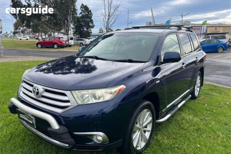 Blue 2011 Toyota Kluger Wagon Grande (Fwd)