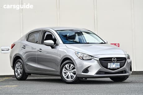 Silver 2018 Mazda 2 Sedan Neo
