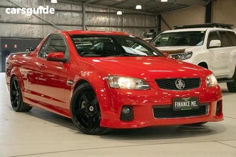 Red 2012 Holden Commodore Utility Ss