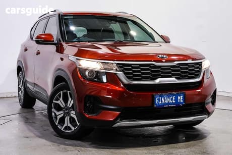 Orange 2020 Kia Seltos Wagon Sport+ (Fwd)