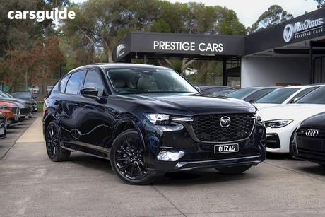 Black 2023 Mazda CX-60 Wagon D50E Gt Hybrid