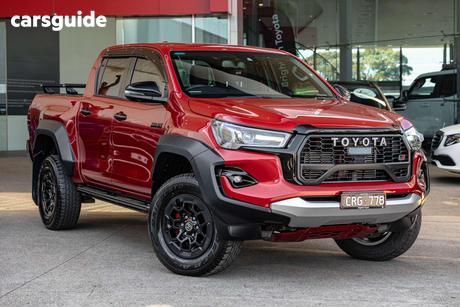 Red 2023 Toyota Hilux Double Cab Pick Up Gr-Sport (4X4)