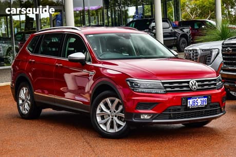 Red 2019 Volkswagen Tiguan Wagon Allspace 132 Tsi Comfortline