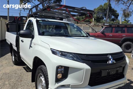 White 2021 Mitsubishi Triton Cab Chassis Glx (4X2)