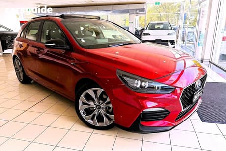 Red 2020 Hyundai I30 Hatchback N Line Premium
