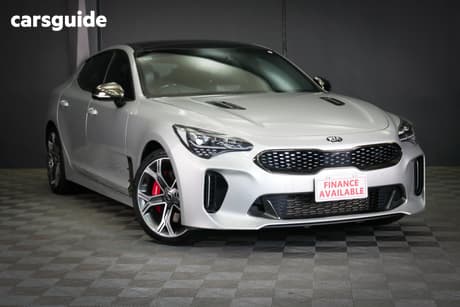 Silver 2018 Kia Stinger Sedan Gt (Black Leather)